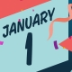 A calendar shows January 1