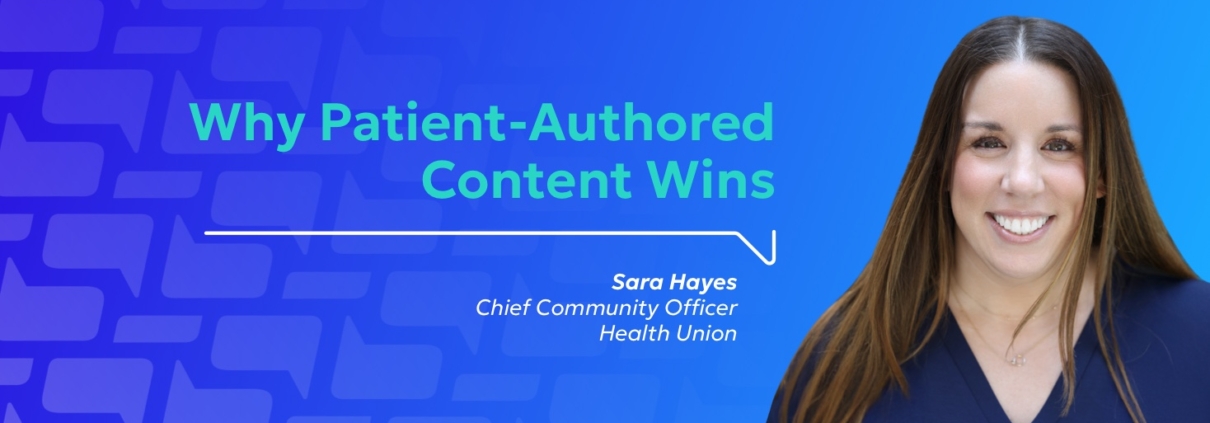 Why Patient Authored Content Wins