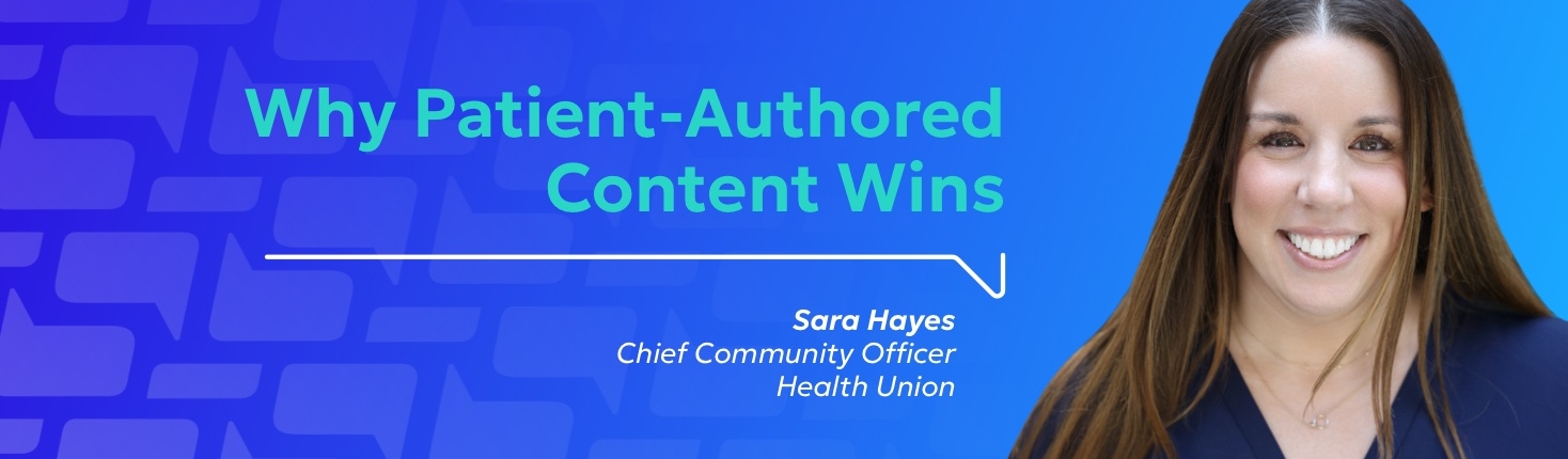 Why Patient Authored Content Wins
